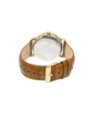 Men's Veritas 2 Genuine Leather Band Watch 1362FVEL