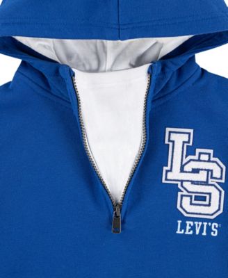 Boys' 8-20 Quarter-Zip Pull-On Sweatshirt