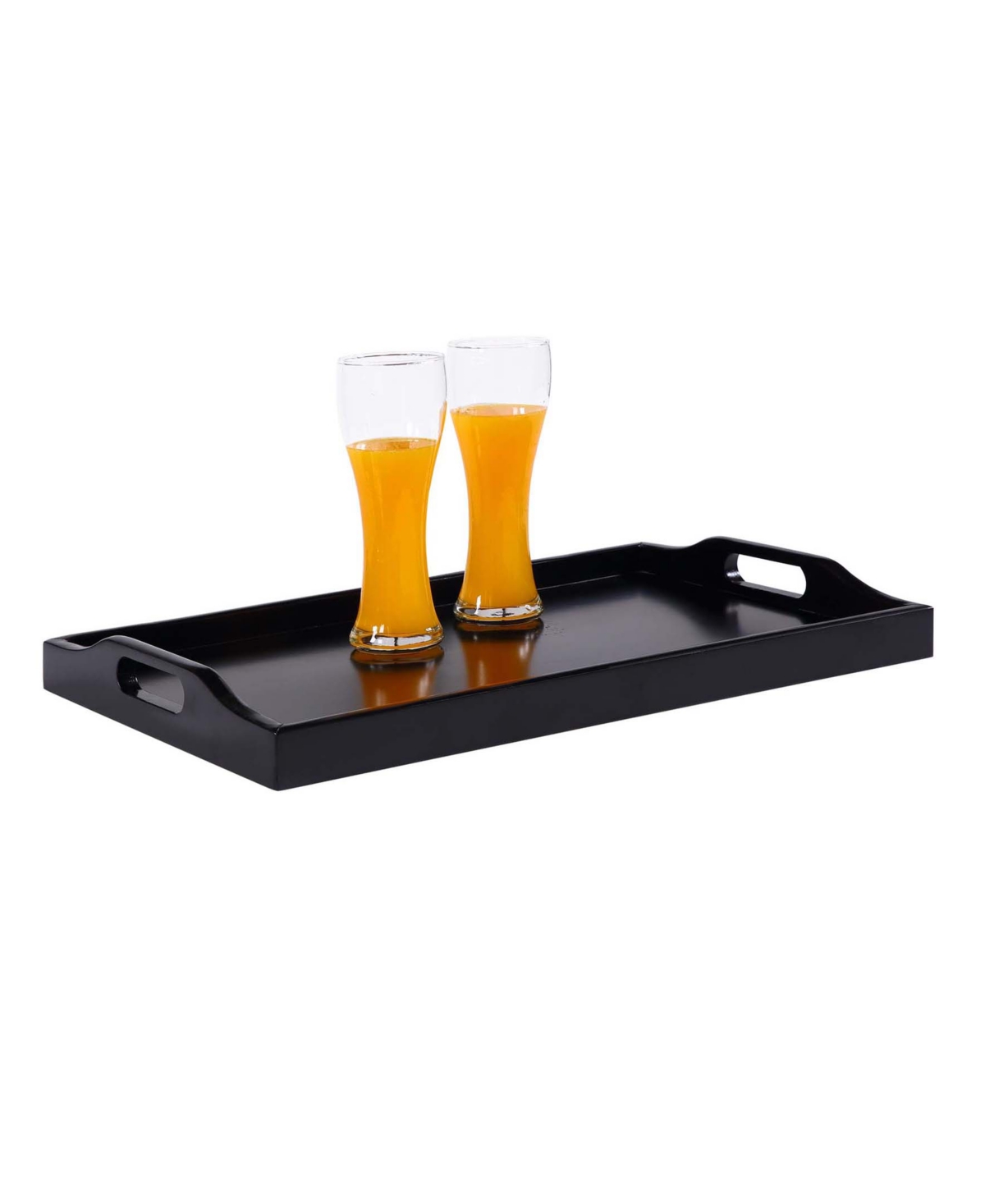 Convenience Concepts 22" Rubberwood Designs2Go Multifunctional Serving Tray
