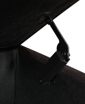 28" Plywood Square Ottoman Coffee Table