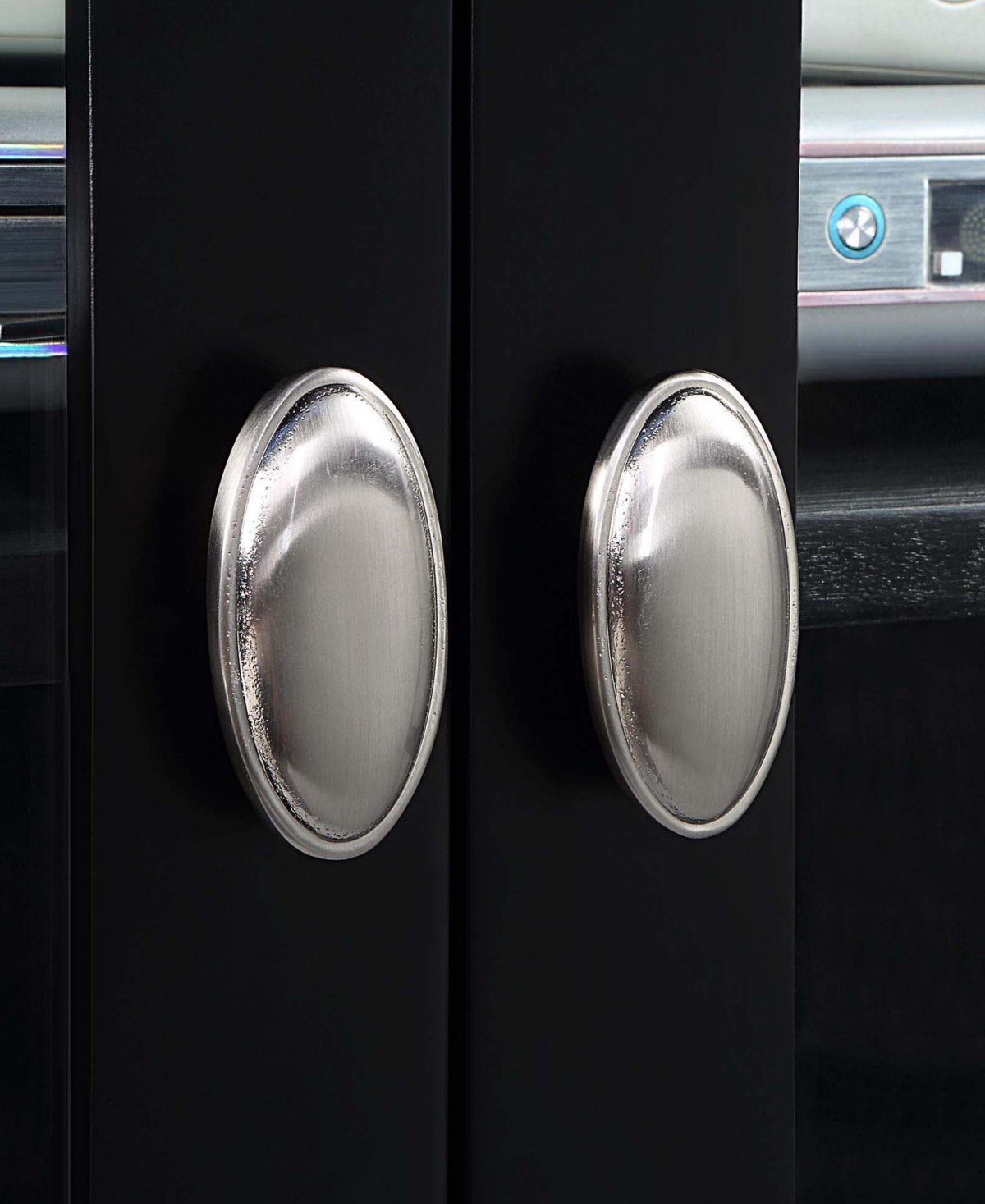 Convenience Concepts 52" Highboy Glass Storage Tv Stand