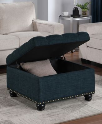 28" Herald Square Ottoman Coffee Table