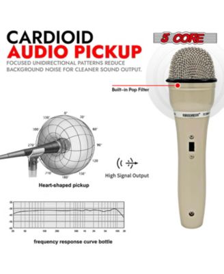 XLR Microphone Dynamic Mic Karaoke Singing Studio Mics Handheld Microfono