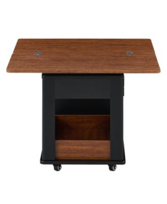 Modern Multi-Function Coffee Side Table with Foldable