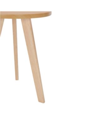 Solid Wood Frame with MDF Top, Modern Accent Table