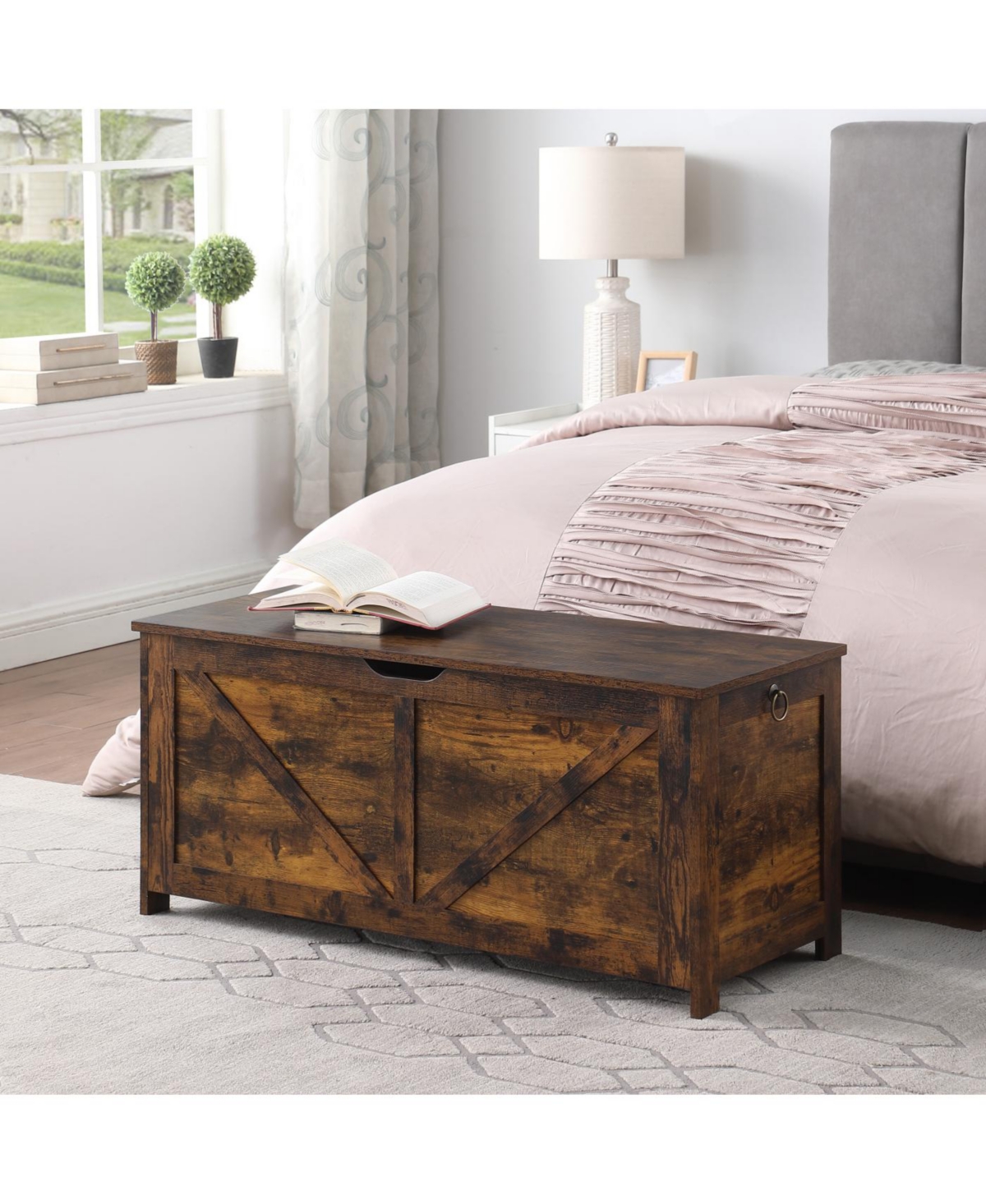 Streamdale Furniture Retro Toy Box Organizer Entryway Storage Bench