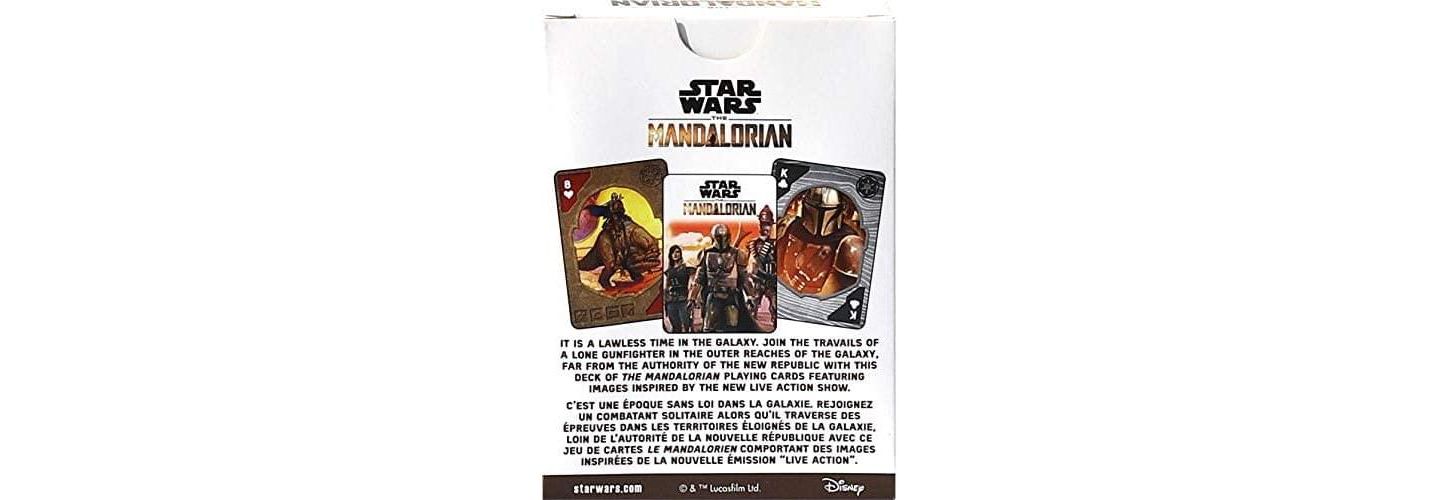 Игральные карты NMR Distribution Star Wars The Mandalorian, 52 карты и 2 джокера, от 3 лет — фото 3