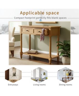 Daisy Series Console Table (Black