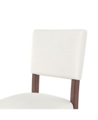 5-Piece Counter Height Dining Set for 4, Faux Marble Bar Table & 4 Upholstered Chairs