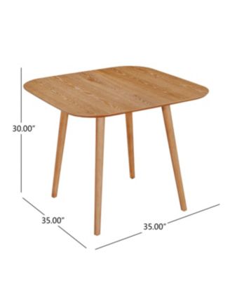  Mid-Century Modern Dining Table with Tapered Legs