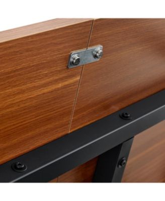 Walnut Dining Table with Storage Platform (7135.4