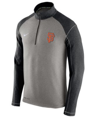 men's nike dri fit half zip pullover