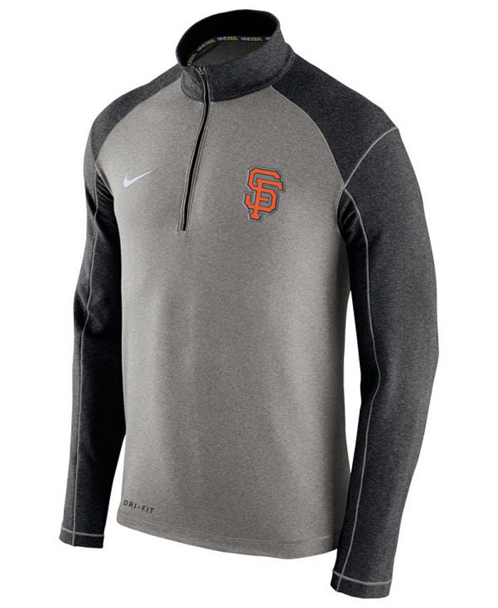 Nike Men's San Francisco Giants Dri-FIT Touch Half-Zip Pullover