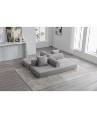 Streamdale Foldable & Compressible Sofa with Metal Frame for Small Spaces