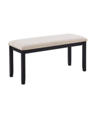 6-Piece Dining Table Set with Bench, Classic Wooden Dining Table for 6, Farmhouse Style