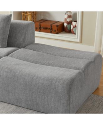 Streamdale Oversized 3 Seater Chenille Sofa, No Assembly, Space-Saving