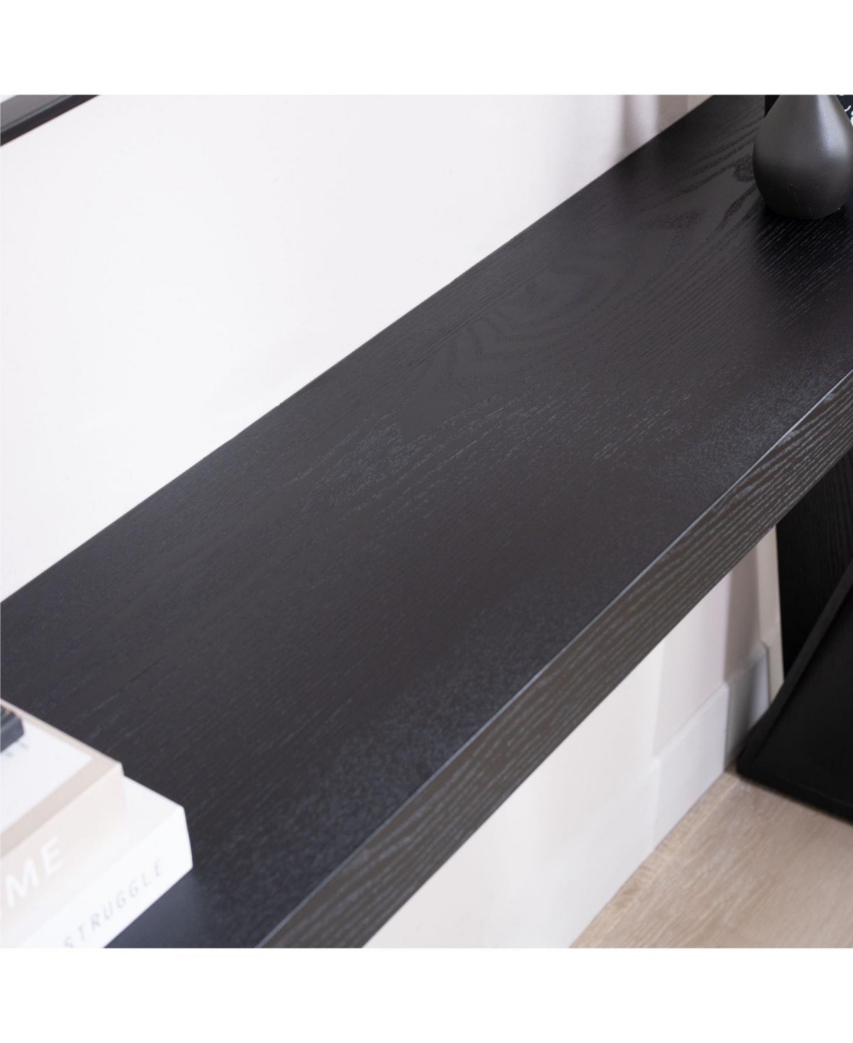 Streamdale Furniture Modern Console Table Narrow Entryway Sofa Table with Crossed Legs