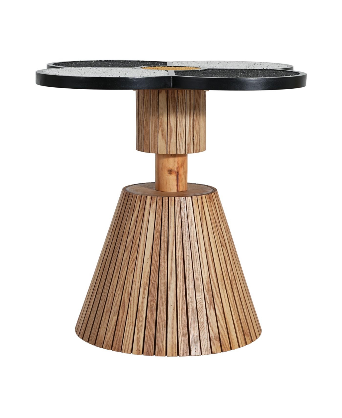 Streamdale Furniture Streamdale Unique Four-Leaf Clover Side Table for Living Room & Small Spaces