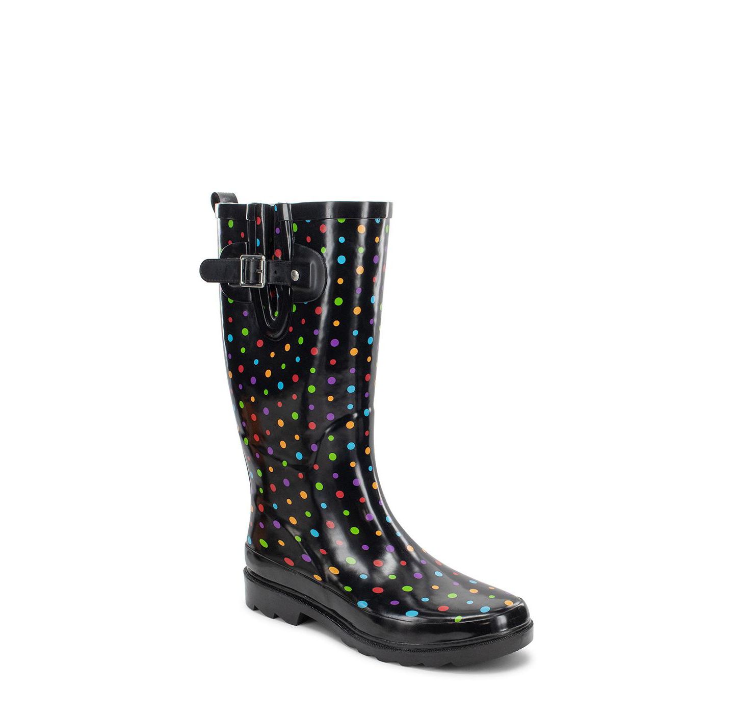 Женские ботинки Western Chief Ditsy Dot Tall Rain Boot, цвет: Разноцветный — фото 3