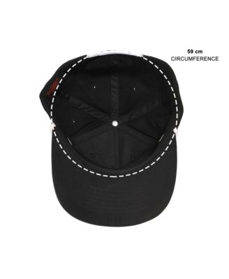 Men's Hellfire Club Demon Head Black Retro Grandpa Snapback Hat