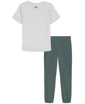 Boys' 2T-7 Short-Sleeve T-Shirt and Jogger Pants, 2-Piece Set