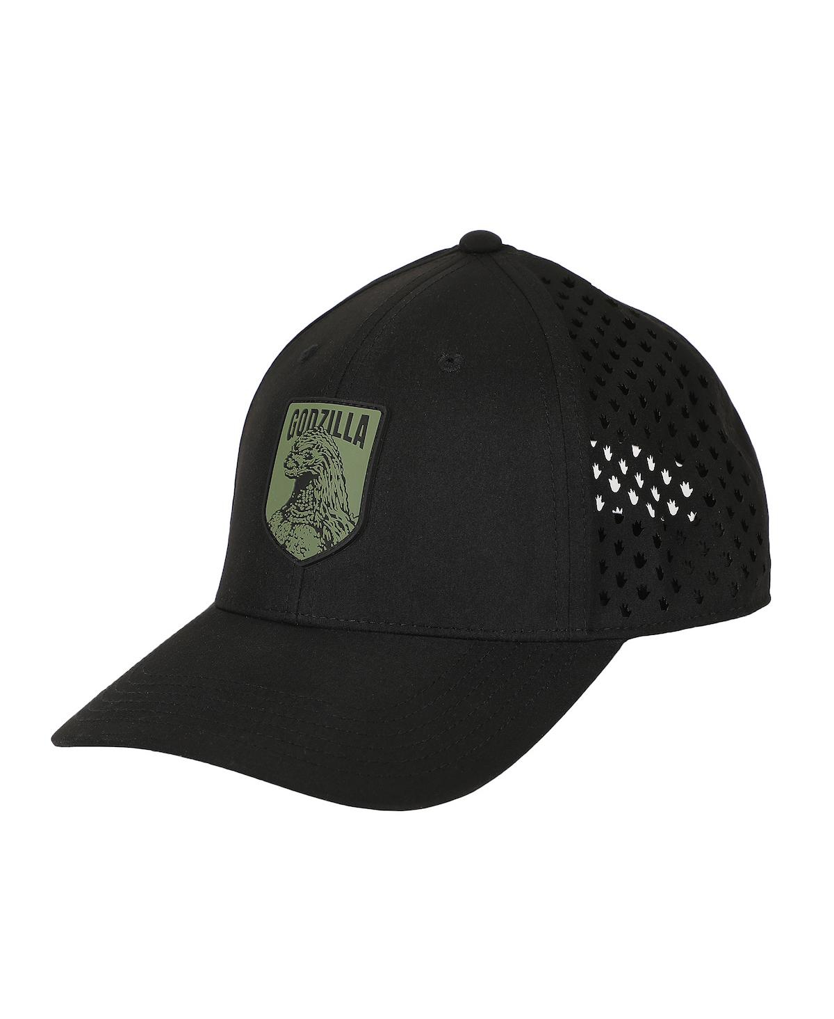 Godzilla Men's Rubber Badge Adult Structured Baseball Cap With Mesh Panels