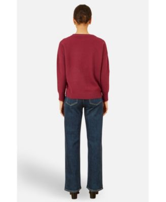 Women's Sequin Bow Knitted Sweater.