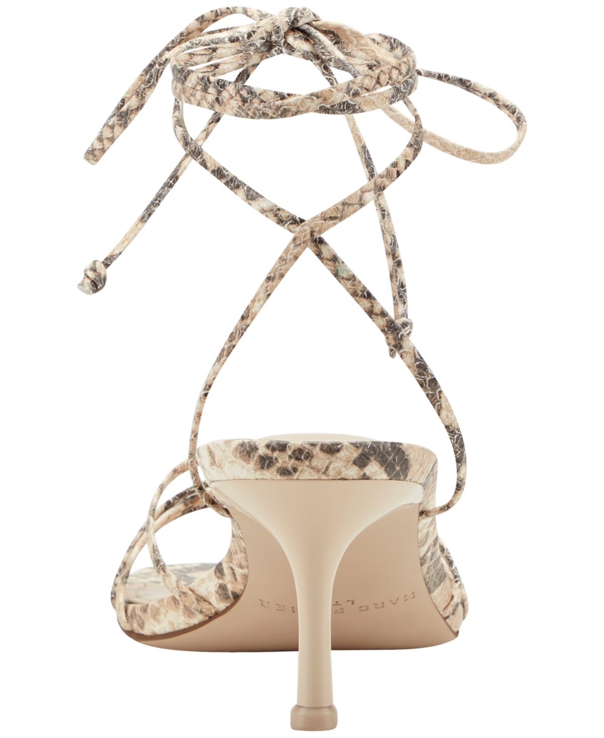 Marc Fisher Ltd Women's Gineva Lace-up Dress Sandals In Animal Print