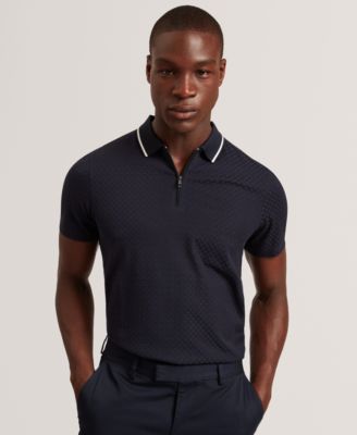 Men's Cophen Short-Sleeve T-Stitch Polo Shirt