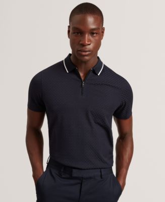 Ted Baker Men's Cophen Short-Sleeve T-Stitch Polo Shirt - Macy's