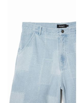 Men's Patch denim shorts