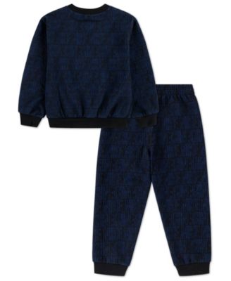 Boys' 4-7 Novelty Crewneck Sweatshirt and Pants, 2-Piece Set
