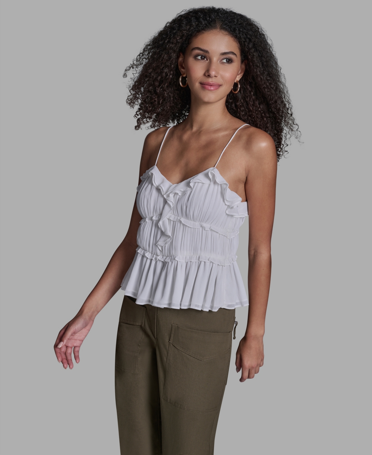 Bcbg Women's Sleeveless Square Neck Tank Top