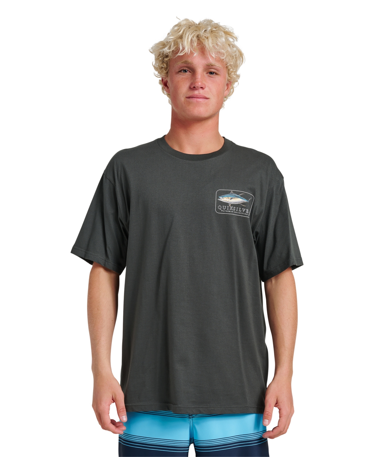 Quiksilver Waterman Men's Yellow Finner T-Shirt