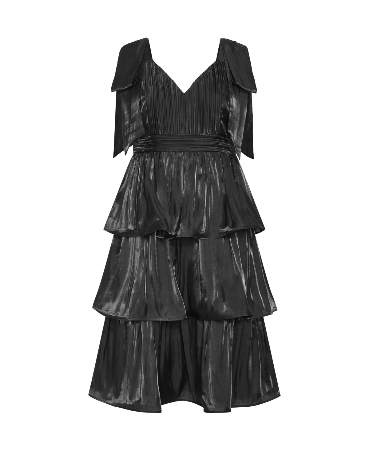 City Chic Women's Betty Bow Midi Dress