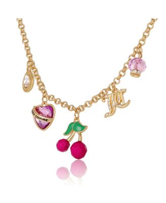 Cherry Charm Necklace - 18 + 2''