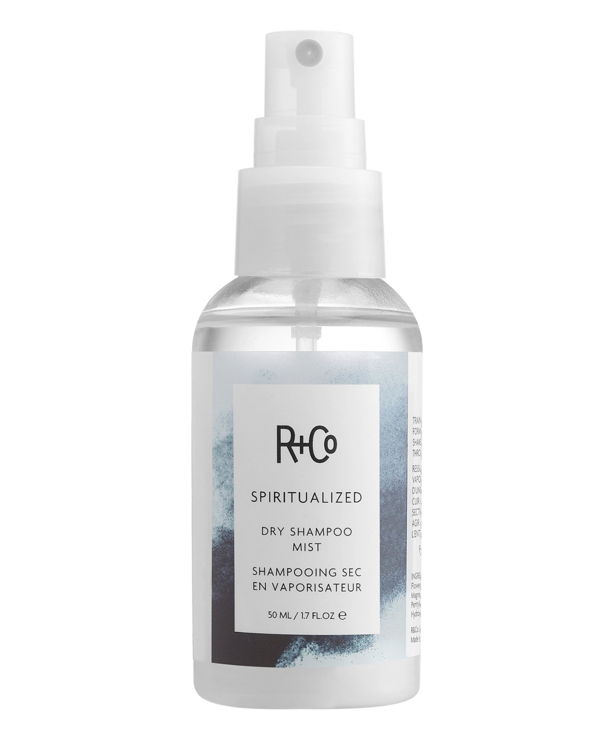 R + Co Spiritualized Dry Shampoo Hair Mist Spray, 1.7 Oz. In Transparent