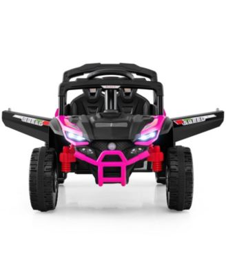 SUGIFT 12V Kids Ride On Car UTV Electric Vehicle with LED Lights Music and Horn