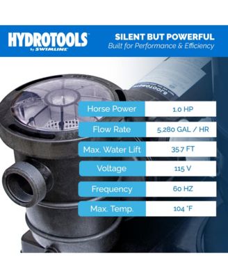 HydroTools Hydro Flo 1.0 HP 5280 GPH 3450 RPM Horizontal Discharge Pump