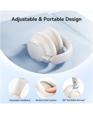 Bass BH1 NC Adaptive ANC Wireless Headphones – LDAC Hi-Res Audio, Real-Time Noise Cancelling, SuperBass 2.0, 80H Playtime