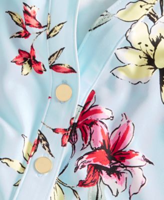 Plus Size Split-Neck Top, Macy's Exclusive