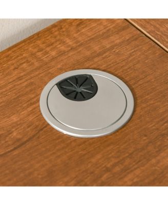 Minimalist L-Shaped Desk w/ Large Tabletop and Ample Storage Spaces