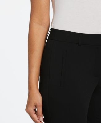 Petite Classic Fit Clean Straight Leg Ankle Pants