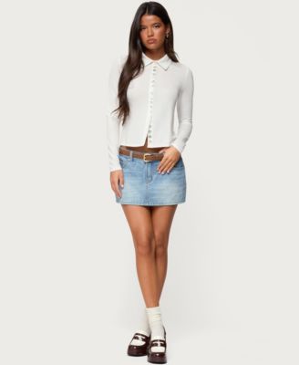 Women's Pennie Iridescent Button Up Shirt