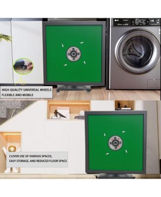 Black Folding Metal Automatic Mahjong Table, Electric Mahjong Table with Quiet Shuffle