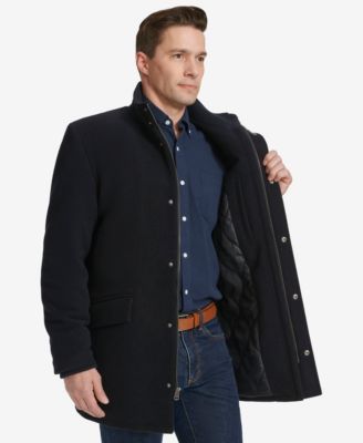 Cole Haan Men's Full-Zip Stand-Collar Car Coat - Macy's