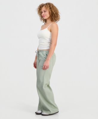 Juniors' Pull-On Wide-Leg Pants