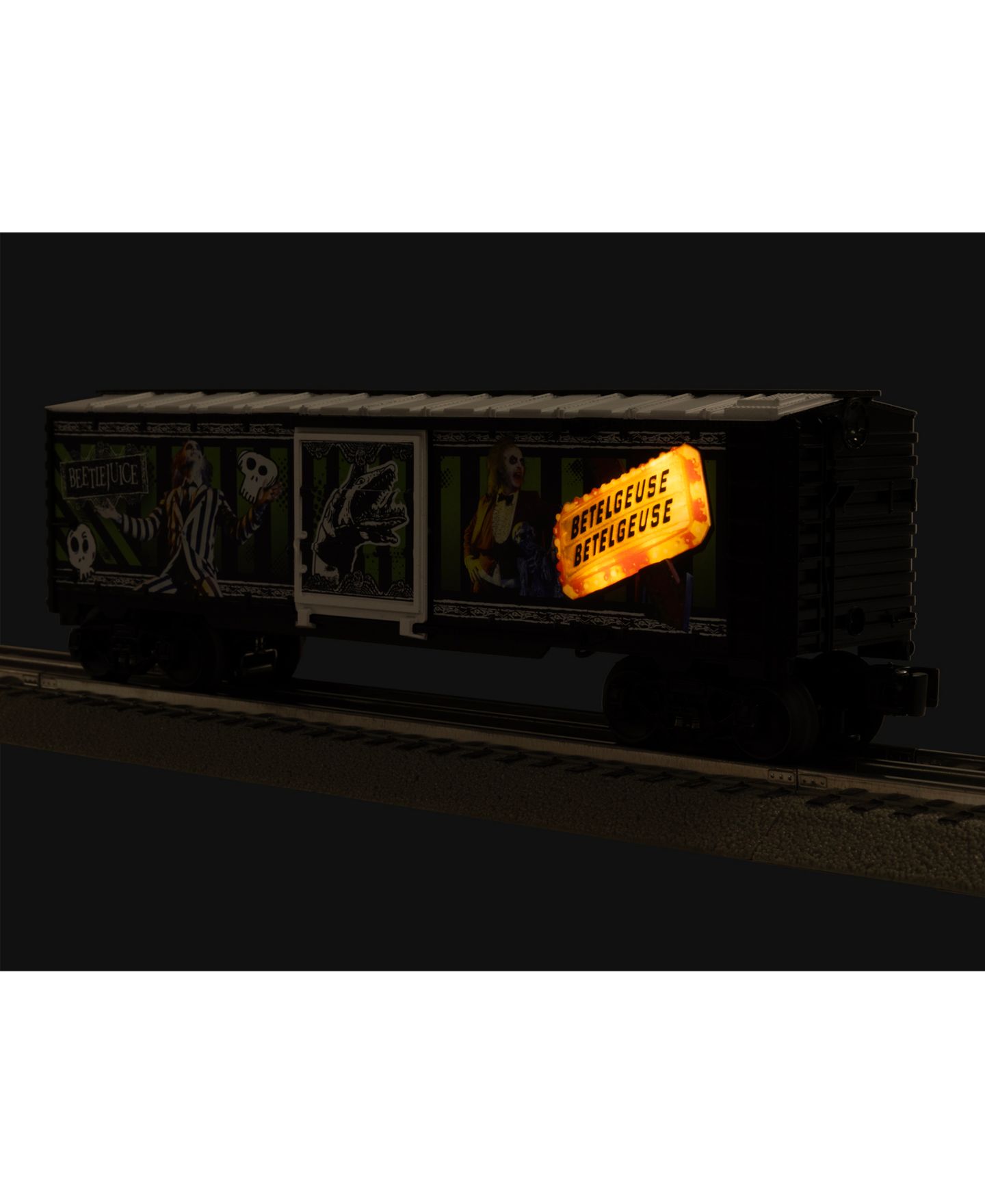 Детская игрушка Lionel O Gauge Beetlejuice 1988 Illuminated Boxcar — фото 2