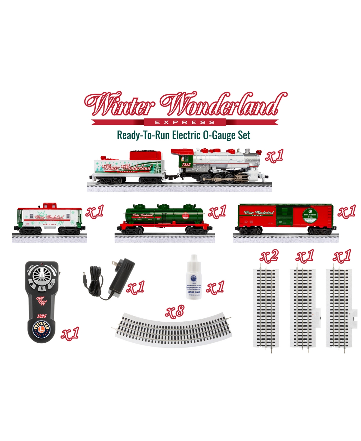 Lionel Winter Wonderland LionChief Set with Bluetooth 5.0 Train Set