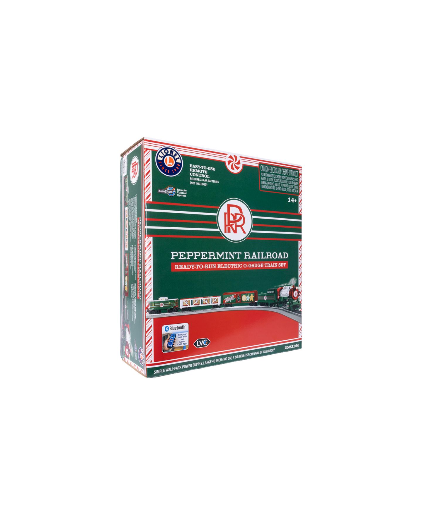 Детские игрушки Lionel O Gauge Peppermint Railroad Christmas Bluetooth 5.0 Train Set — фото 15